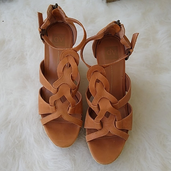 Dolce Vita cork & straw wedge sandal - Picture 4 of 12